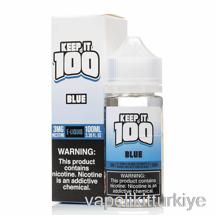 Vape Kalem Vape Mate Mavi - 100 E-sıvı Tutun - 100ml 3mg